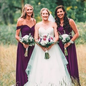 Azazie Grape Bridesmaid Dress